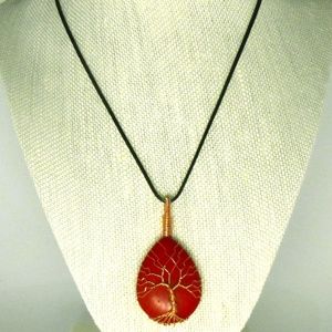RED HOT!! Red Jasper Necklace & Earring Set